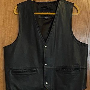 Men's Leather Vest
